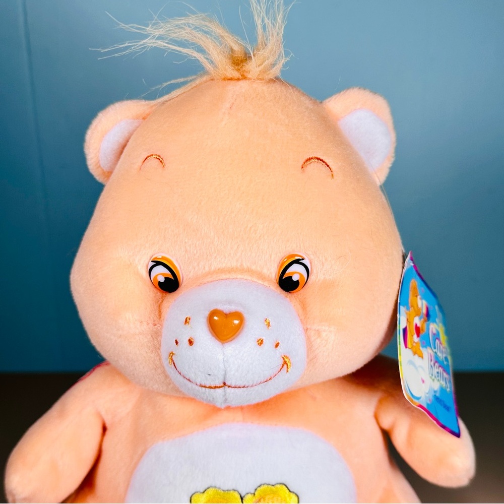 2003 Care Bears Friend Bear Flowers 10” Plush Stuffed Animal Tag - Picture 2 of 12